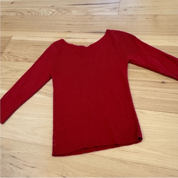 Ralph Lauren 90s Ribbed V-Neck Sweater - Picture 12 of 15